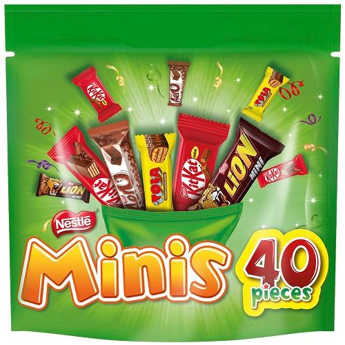 نستله شوكولاتة ميني ميكس 40حبة 495.5جم